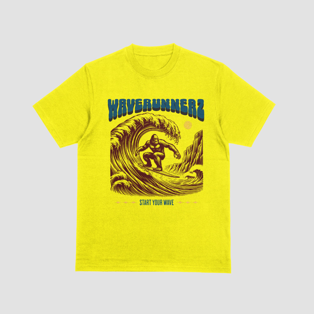 WaveRunnerz Bigfoot Waves T-Shirts