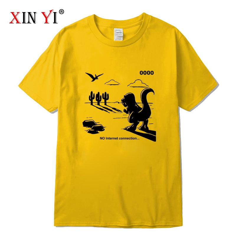 XINYI No Internet Mens T-Shirts