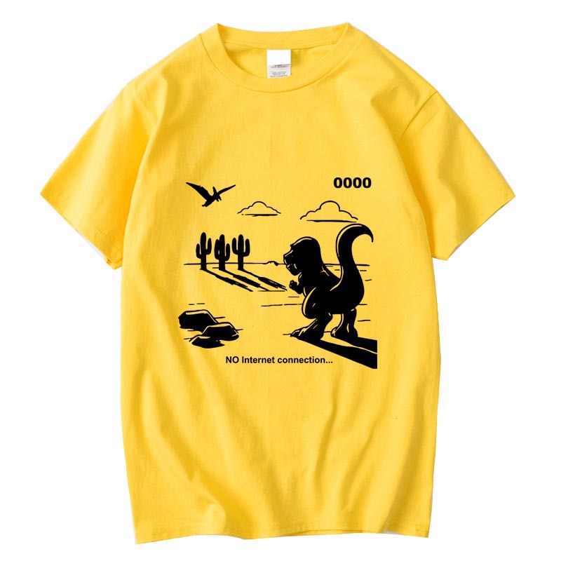 XINYI No Internet Mens T-Shirts