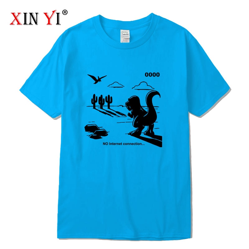 XINYI No Internet Mens T-Shirts