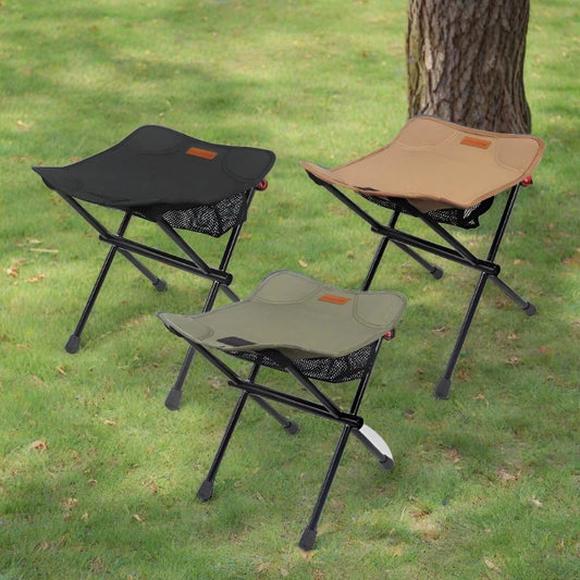PACOONE Camping Portable Folding Stools
