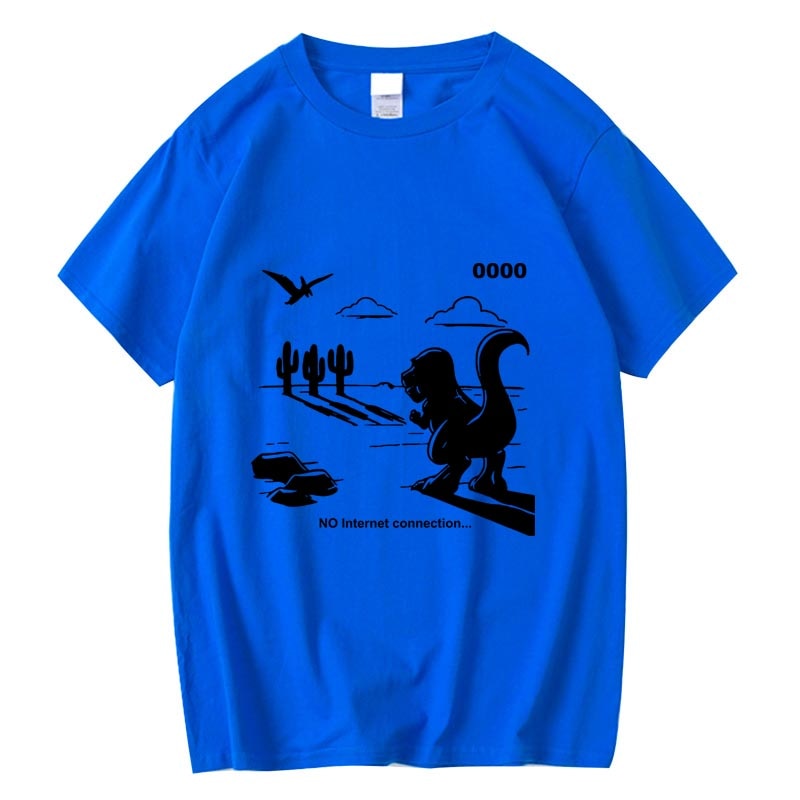 XINYI No Internet Mens T-Shirts