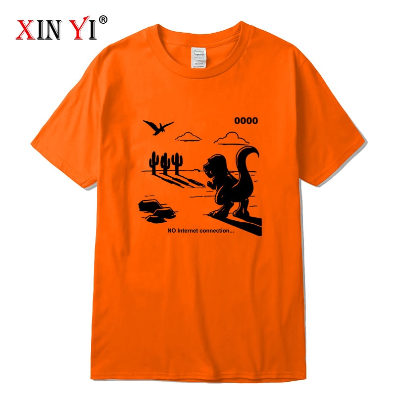 XINYI No Internet Mens T-Shirts