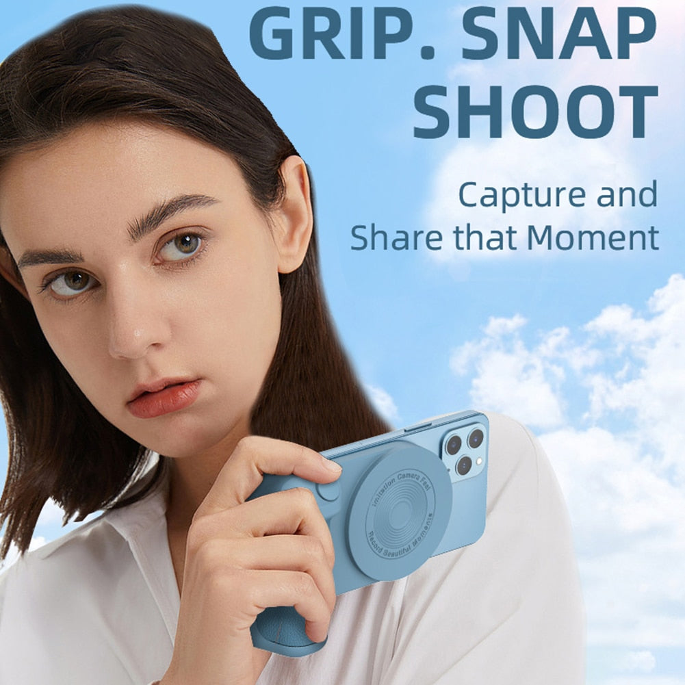 3 in 1 Gripped Multifunctional Magnetic Selfie/Photo Bracket Bluetooth-Compatible